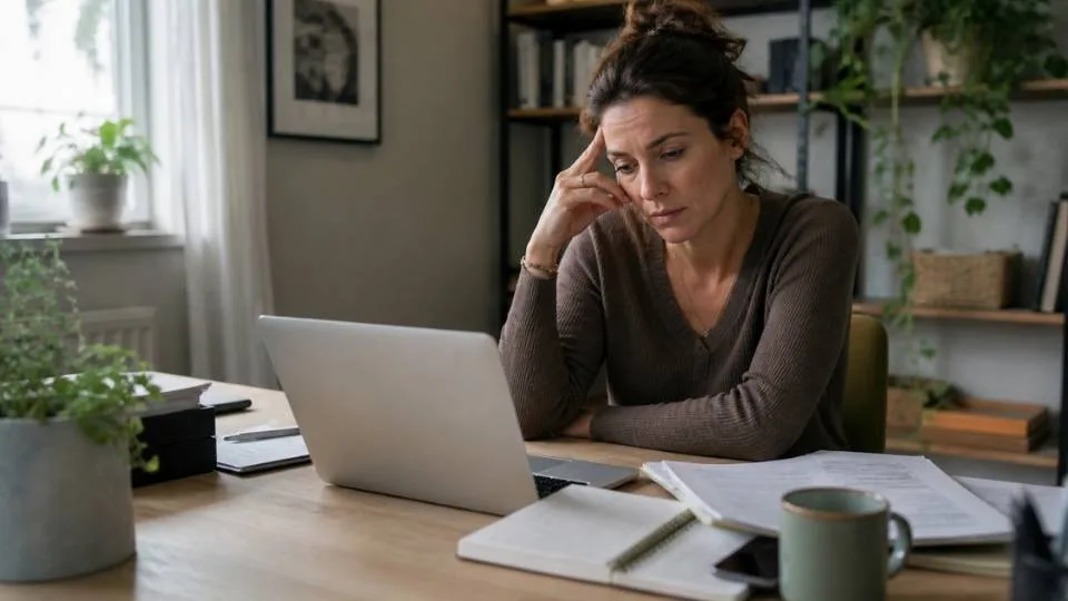 Wet Brain Symptoms What are the Early Warning Signs hero image of a woman experiencing memory loss.